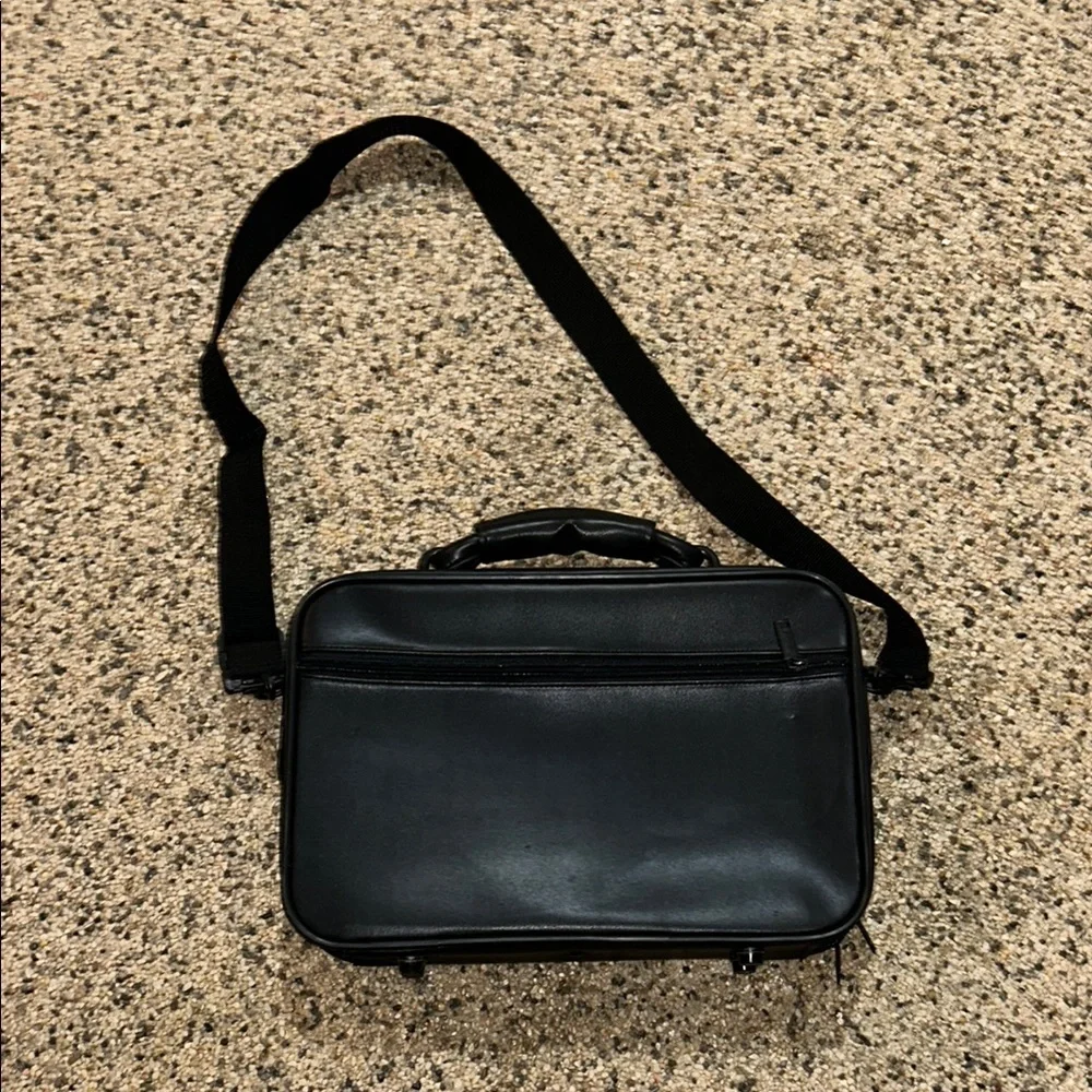 Black Leather Men's Bag